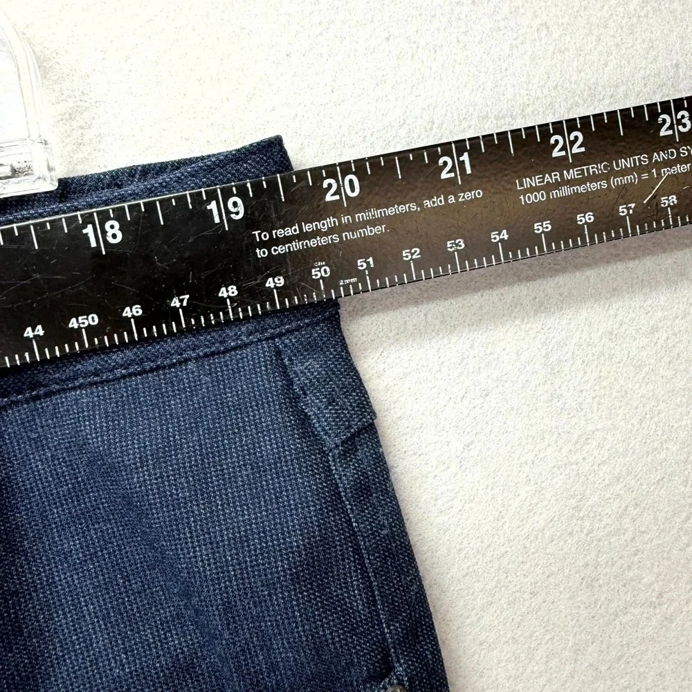 Izod Advantage Performance‎ Ankle Pants Mens 39x34* Blue Stretch Straight Fit